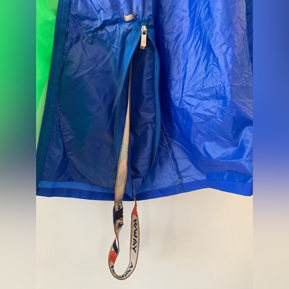 K-WAY 80s/90s Colorblock Windbreaker with Packable Waist Pouch - Picture 8 of 8